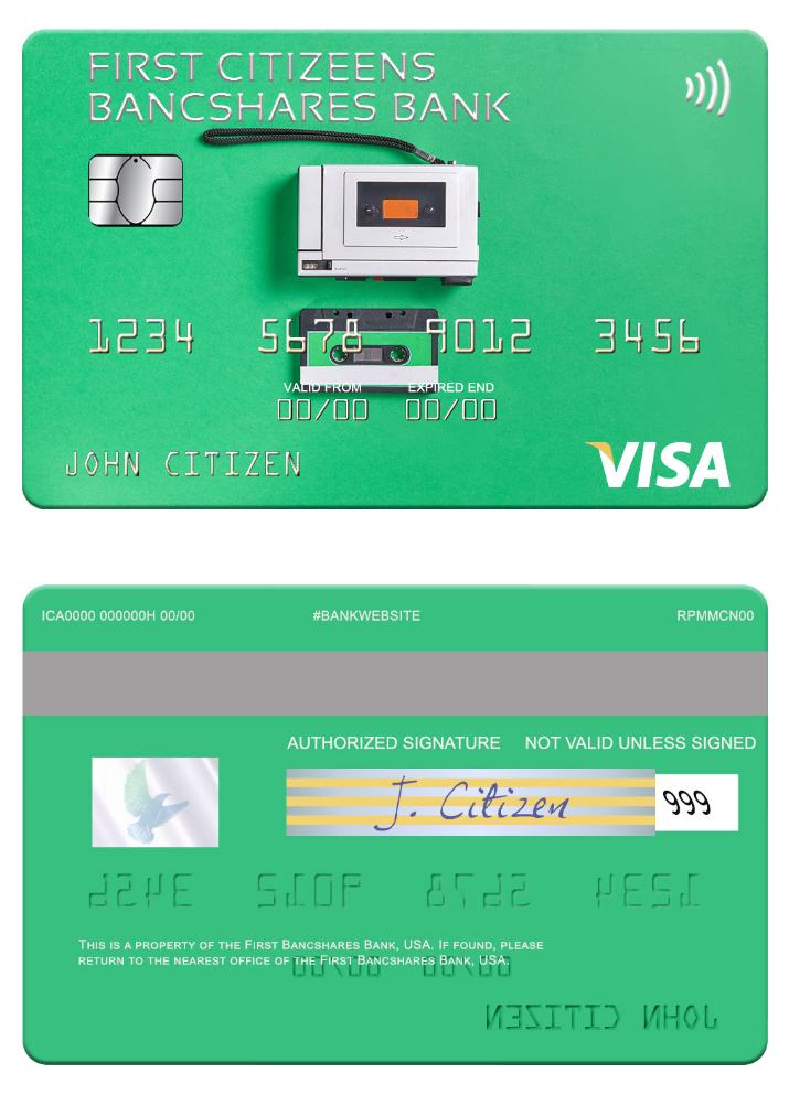 USA First Citizens BancShares Bank visa card